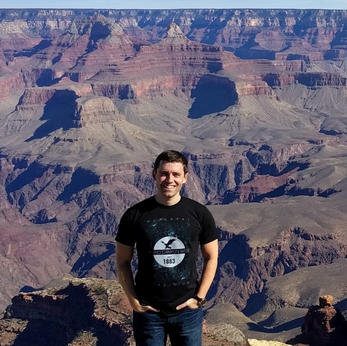 Álvaro Lozano-Robledo at the Grand Canyon